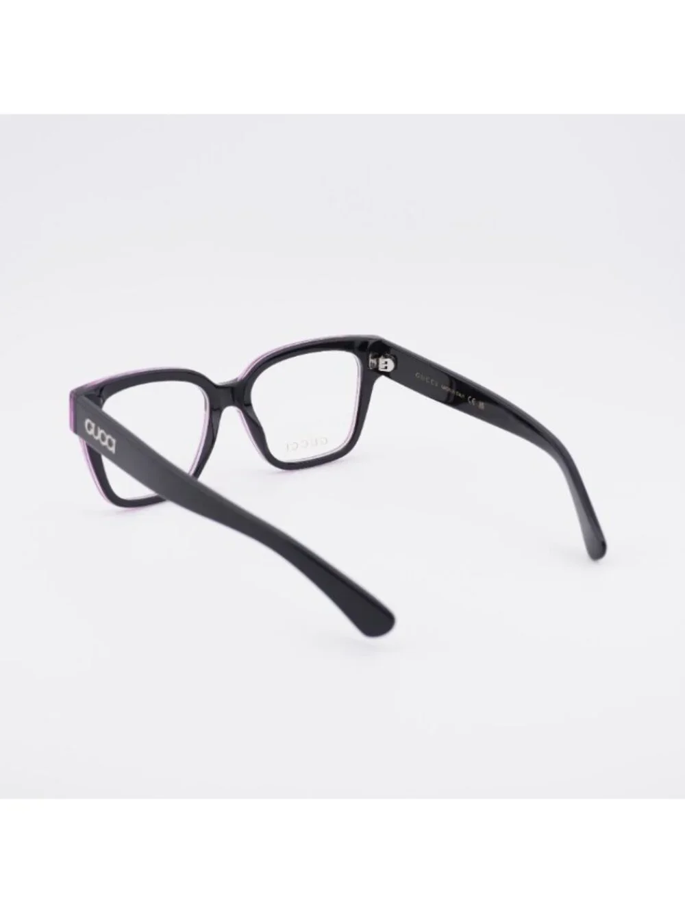 Gucci GG1791O 003 Eyeglasses Black/Pink 51mm Square Frame